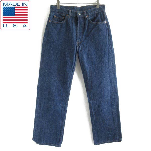 美品 1986年製 USA製 リーバイス 501 ハチマル 濃いめ 実寸W30 L28 スタンプパッチ Levi's アメリカ製 80s ビンテージ D149-21-0077ZTW拍卖