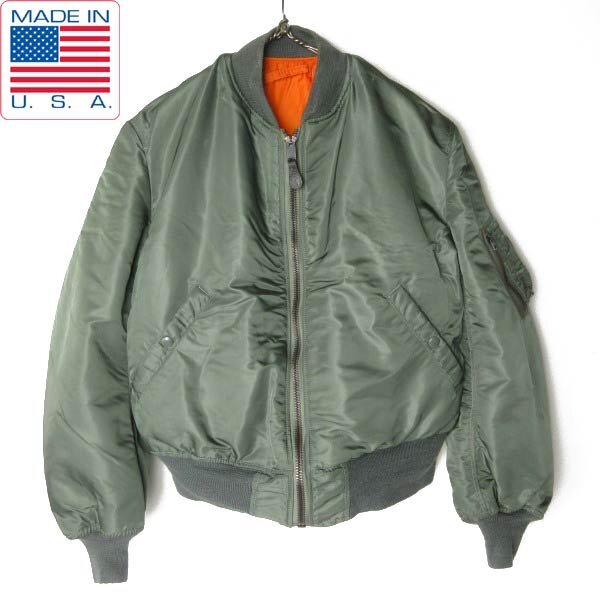 1962年製 実物 米軍 USAF MA-1 Mサイズ 8279C フライト ジャケット 初期オレンジ 60s USA製 オリジナル品 ビンテージ D152-18-0025ZVW拍卖