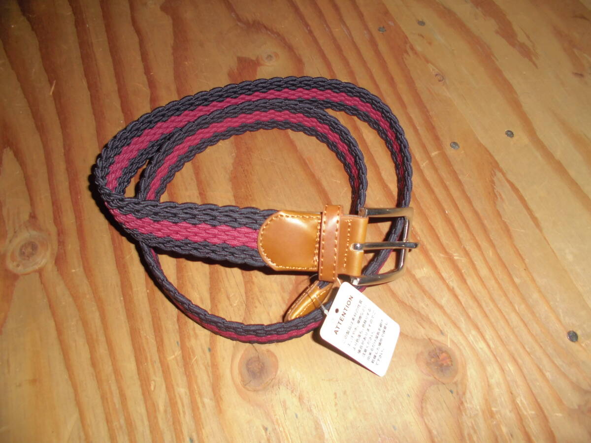 誰でも使える!ラバーメッシュベルト☆レッド◎男女兼用拍卖