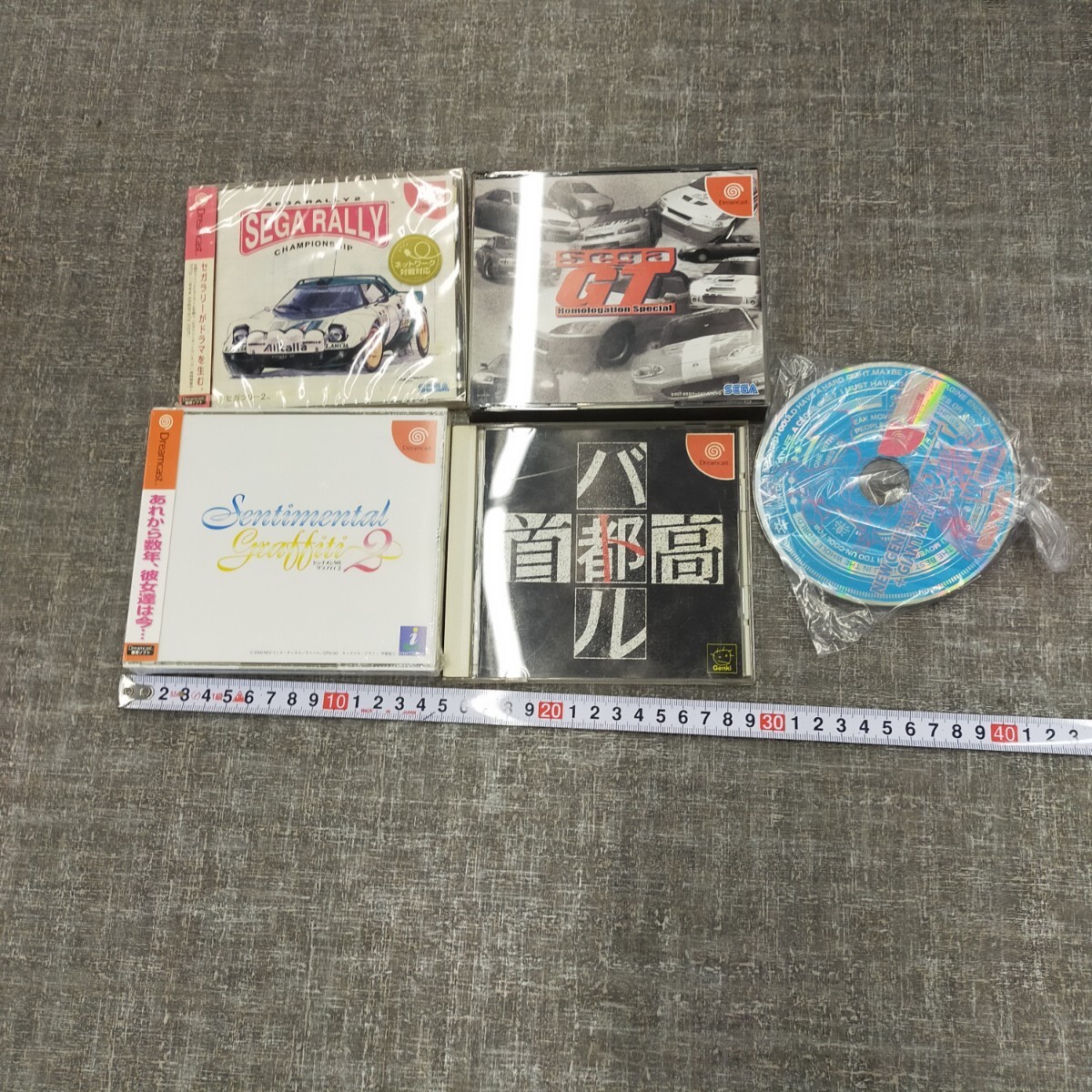 す3522 未開封あり ソフト ドリームキャスト セガラリー センチメンタルグラフティ2 首都高バトル セガGT ストリートファイター拍卖