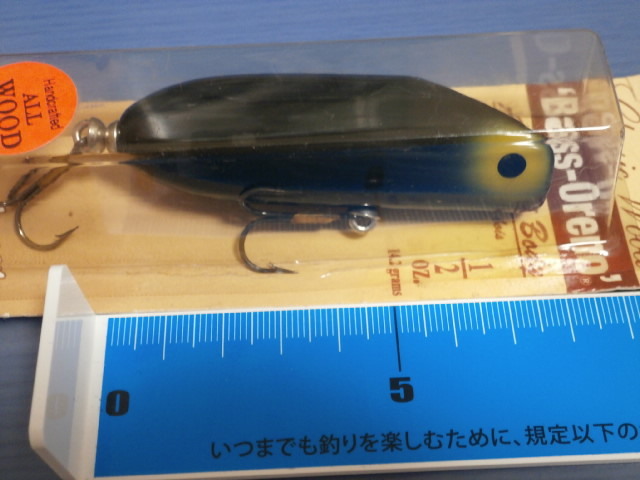 ☆75 希少色 単色 BLACK Bass-Oreno バスオレノ WOOD ウッド 1/2oz   ☆拍卖