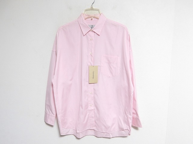 N9454:未使用Curensology(カレンソロジー)&RCビッグSH 長袖シャツ 長袖ブラウス/薄ピンク/F:36拍卖