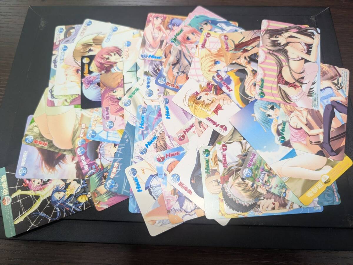 未使用テレカ 36枚 電撃姫 DENGEKIHIME 送料600円(レターパックプラス) ★現状保管品拍卖