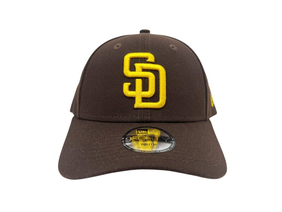 NEWERA (ニューエラ) サンディエゴ・パドレス ベースボールキャップ CAP F 52~55.8cm ブラウン キッズ レディース/028拍卖