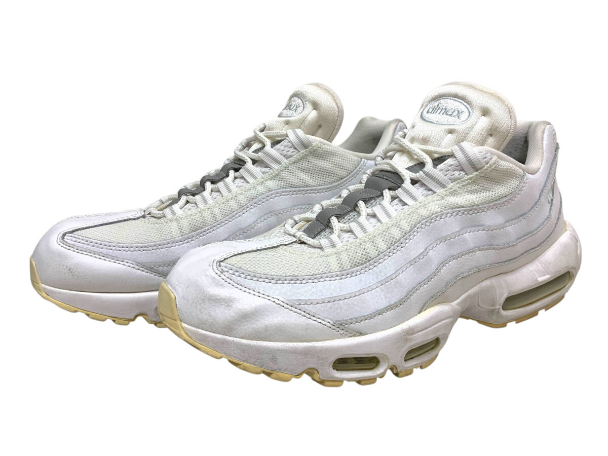 NIKE (ナイキ) AIR MAX 95 ESSENTIAL ローカットスニーカー AT9865-100 US10 28.0cm ホワイト メンズ/036拍卖