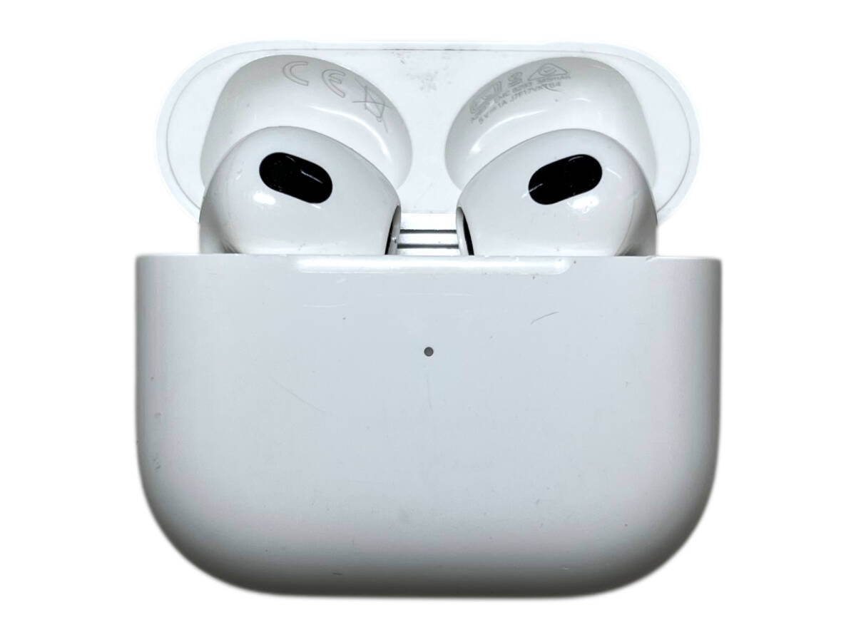 Apple (アップル) Air Pods エアポッズ 第3世代 ワイヤレスイヤホン MME73J/A ホワイト 家電/065拍卖