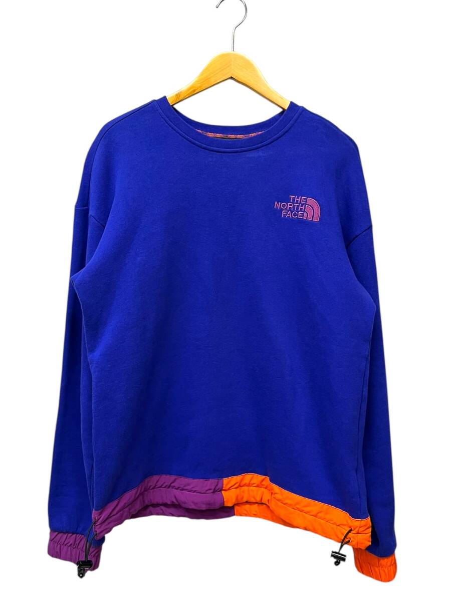 THE NORTH FACE (ザノースフェイス) RAGE FLEECE CREW スウェット バックポケット ドローコード NF0A3MIF S ブルー×パープル メンズ/199拍卖