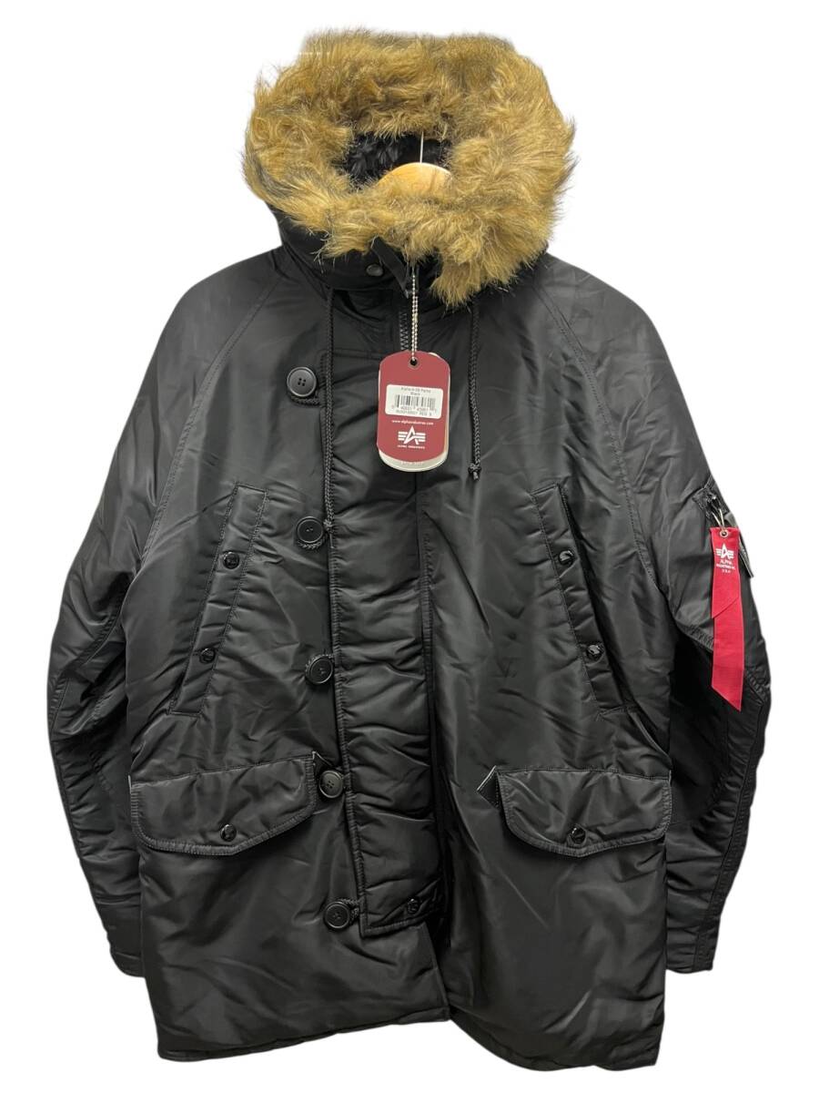 ALPHA INDUSTRIES (アルファ) N-3B フライトジャケット ナイロン USAF GEN1 MJN31000C1 S ブラック メンズ/199拍卖
