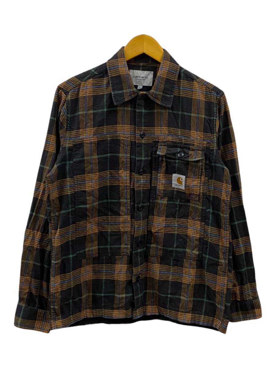 Carhartt (カーハート) WIP L/S HADLEY SHIRT シャツ 長袖 S チェック ブラウン系 メンズ/078拍卖