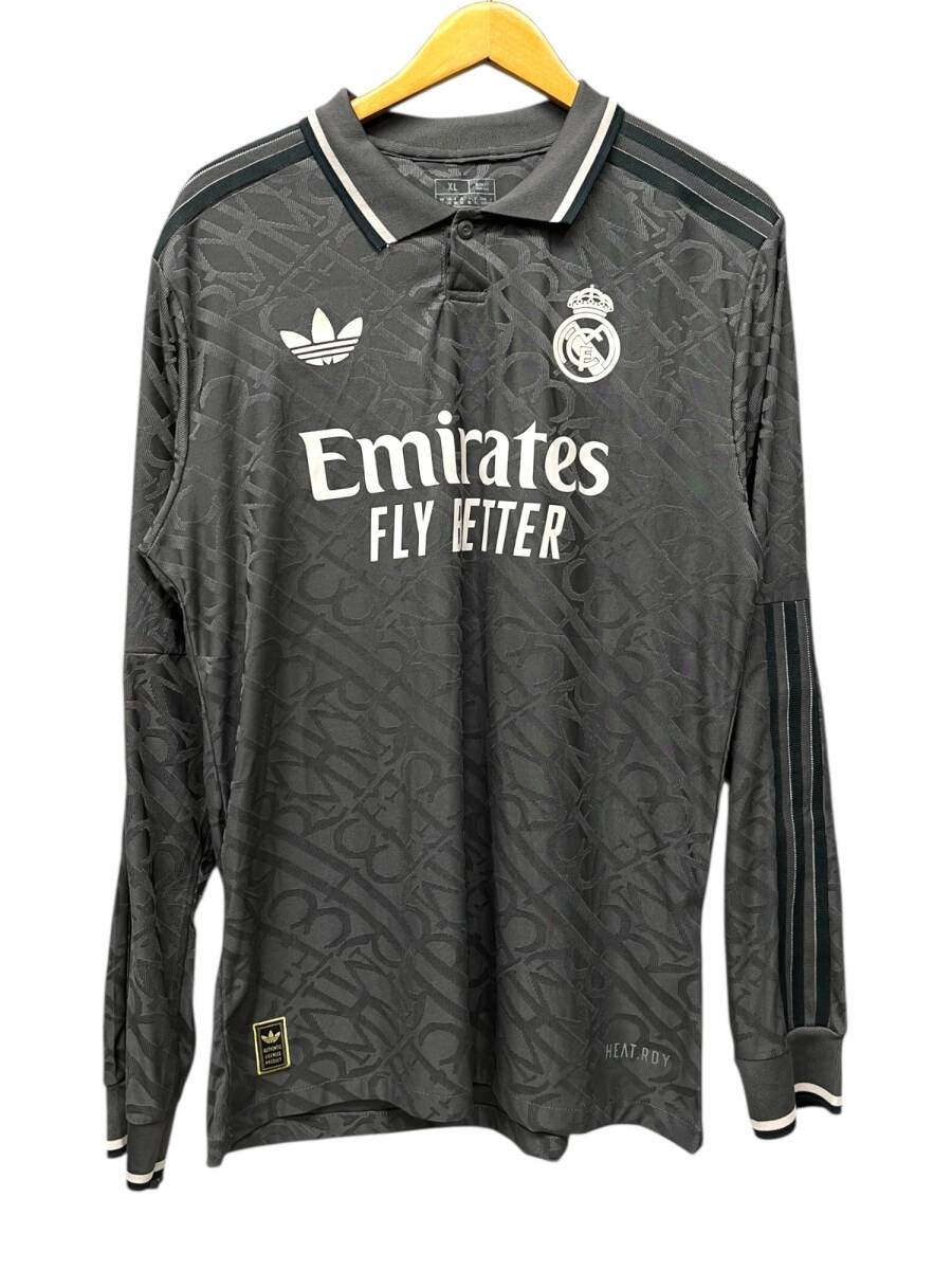 adidas (アディダス) レアル・マドリード サード ユニフォーム 3rd 長袖 XL グレー メンズ/199拍卖