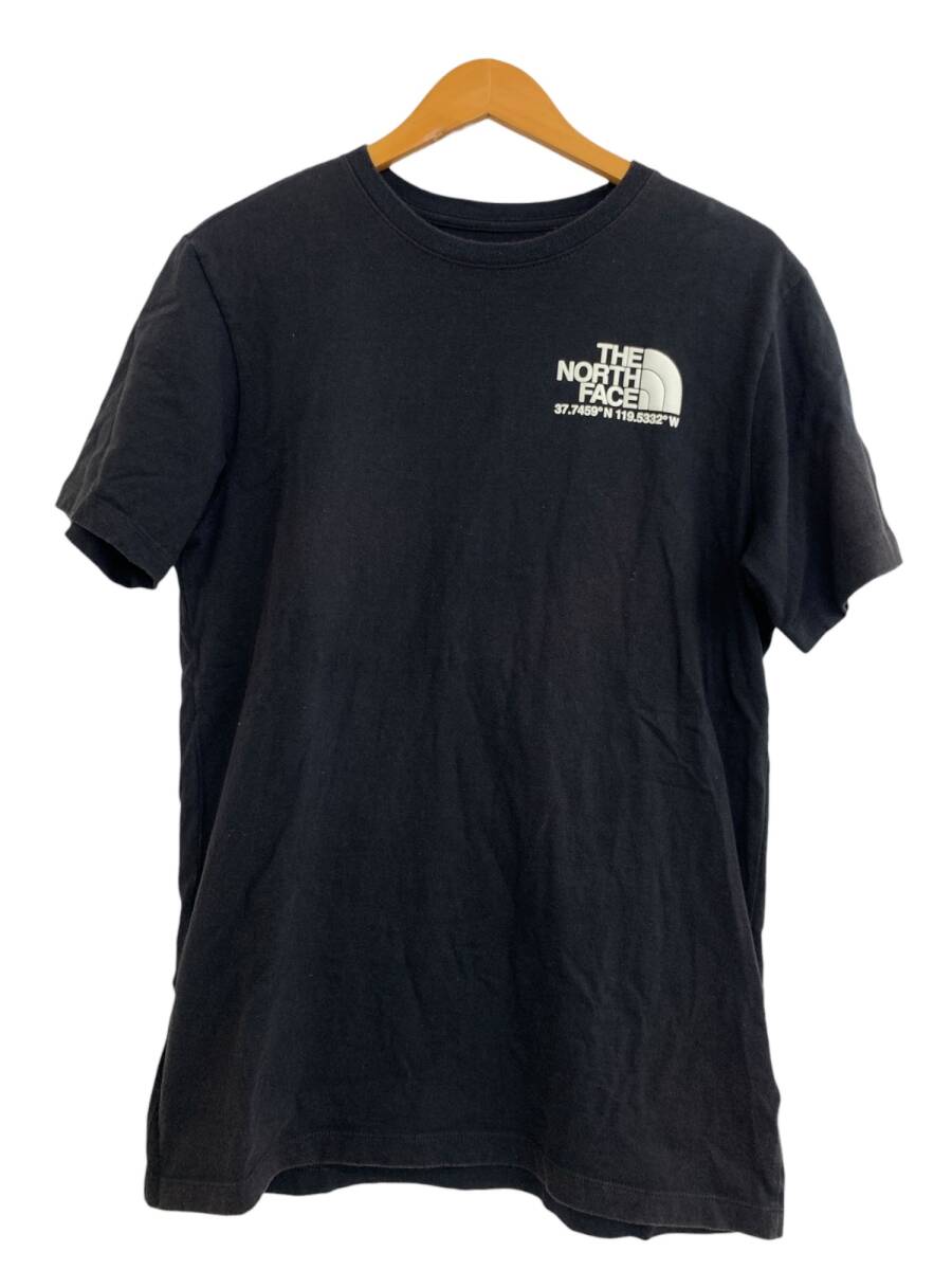 THE NORTH FACE (ザノースフェイス) 海外限定 シャツ 半袖 Never stop exploring ロゴ エルサルバドル製 M ブラック メンズ/004拍卖