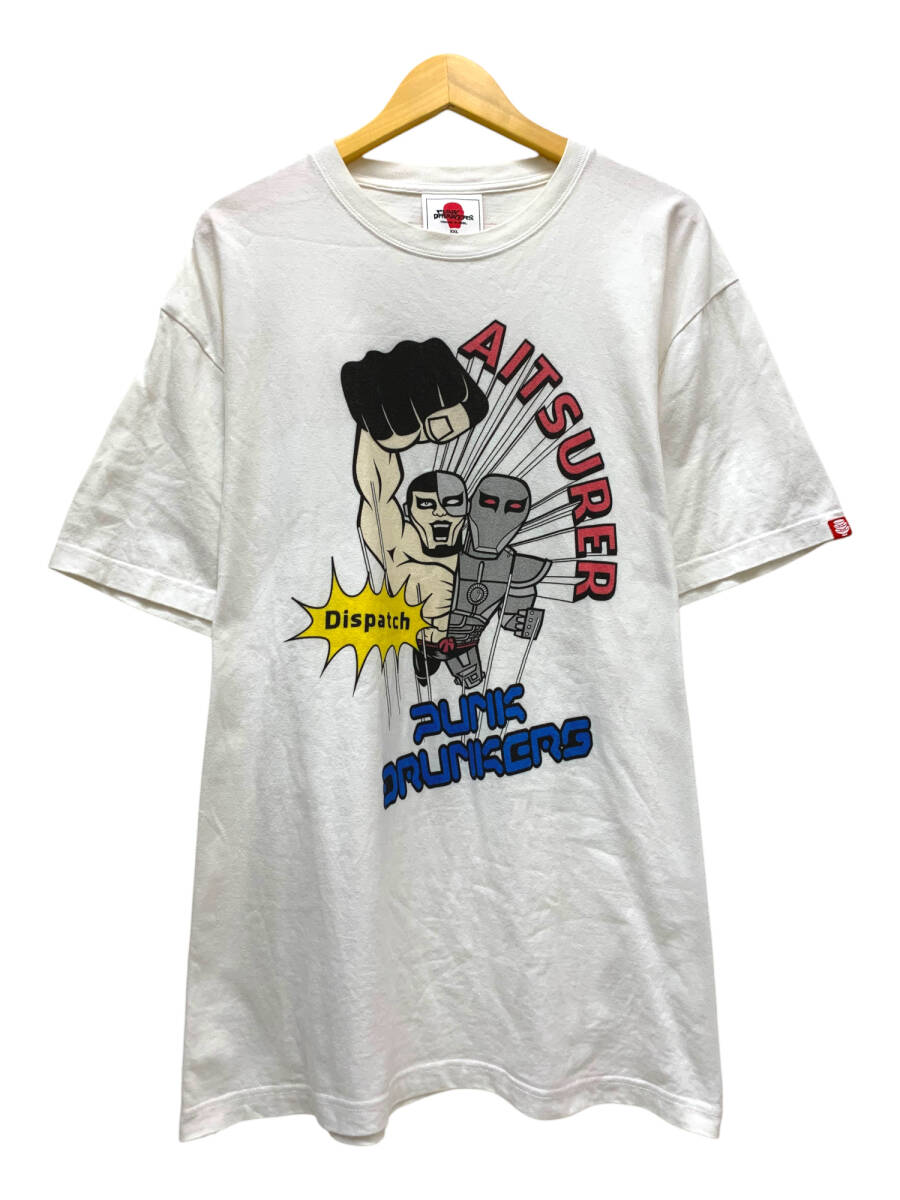 PUNK DRUNKERS (パンクドランカーズ) だサいはかっこイい Tシャツ XXL ホワイト メンズ/036拍卖