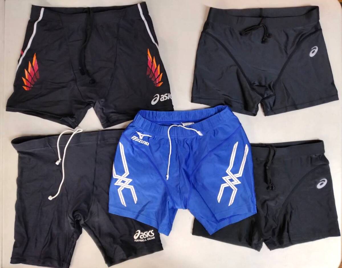 【R1132】陸上スパッツ アシックス まとめて5点拍卖