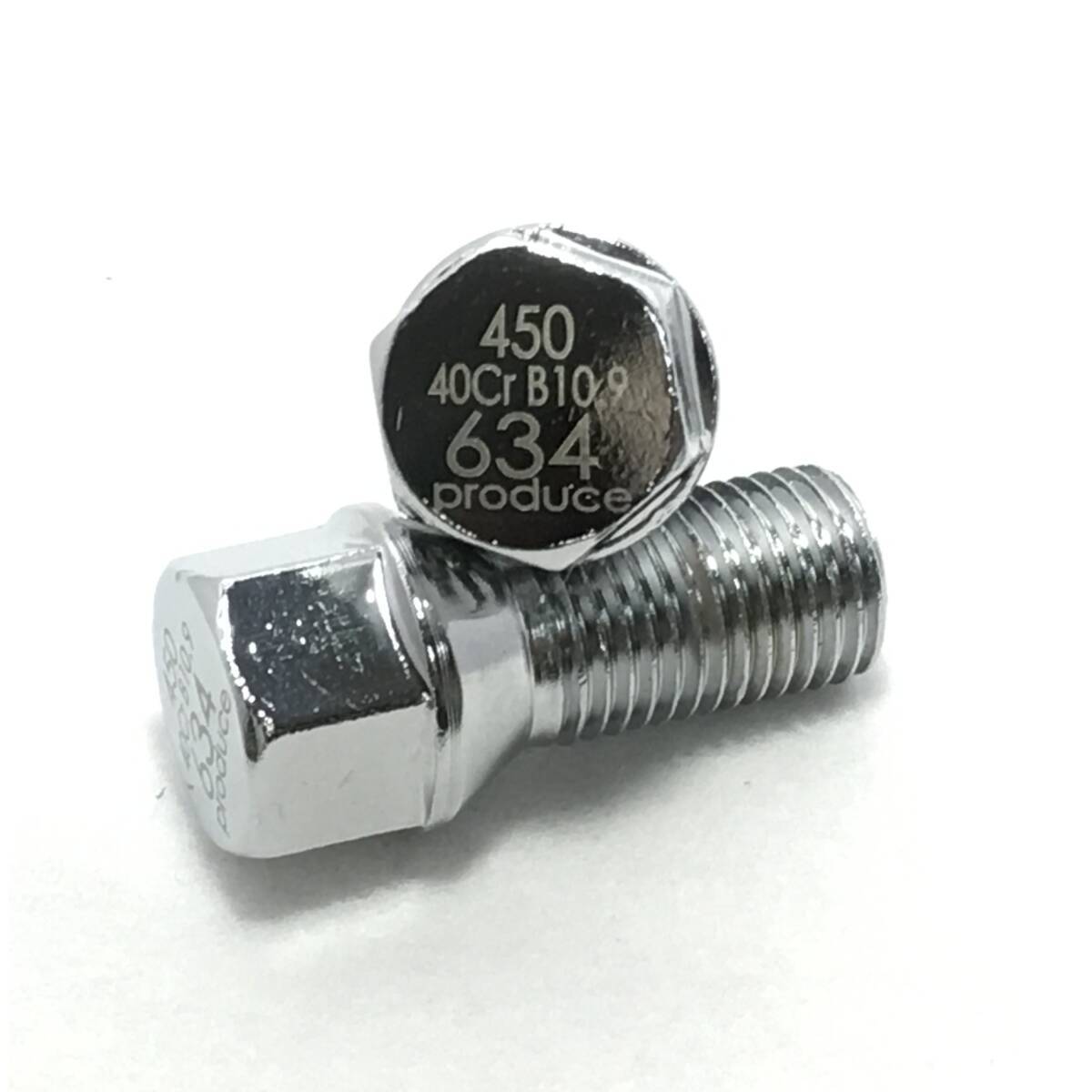 634produce 低頭 ホイールボルト M14P1.5 首下約24mm HEX17 60度 CBL145024 20本 M14x1.5 スペーサー ワイトレ PCD変換拍卖