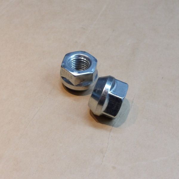 低頭 ホイールナット M12P1.5 全長約16mm HEX19 60度 貫通 M12x1.5 スペーサー ワイトレ PCD変換 ツバ付 10個 ON125016H19拍卖