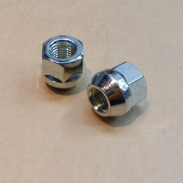 低頭 ホイールナット M12P1.5 全長約21mm HEX19 60度 貫通 M12x1.5 スペーサー ワイトレ PCD変換 ツバ付 16個 ON125021H19拍卖