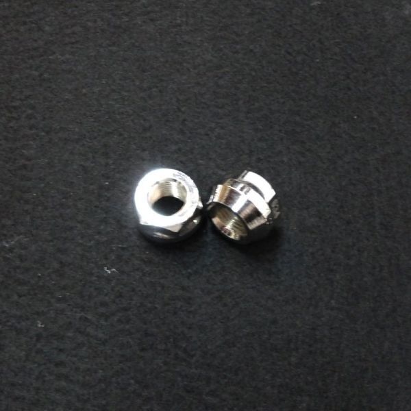 低頭 ホイールナット M12P1.25 全長約14mm HEX19 60度 貫通 M12x1.25 スペーサー ワイトレ PCD変換 ツバ付 8個 ON122514H19拍卖