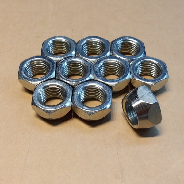 超 低頭 ホイールナット 1/2-20 全長約11mm HEX19 60度 貫通 1/2UNF スペーサー ワイトレ PCD変換 8個 ONUNF11H19拍卖