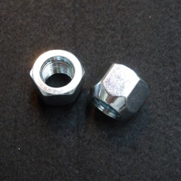 低頭 ホイールナット 1/2-20 全長約16mm HEX19 60度 貫通 1/2UNF スペーサー ワイトレ PCD変換 10個 ONUNF16H19拍卖