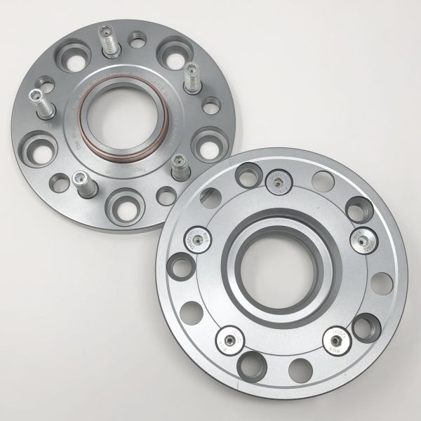 634produce 530MW ワイトレ スペーサー 5穴PCD130/84.1→130/60(84.1) 2枚 装着ボルトM14P1.5 25mm厚 ワンオフ W460 W461 W463 などに拍卖