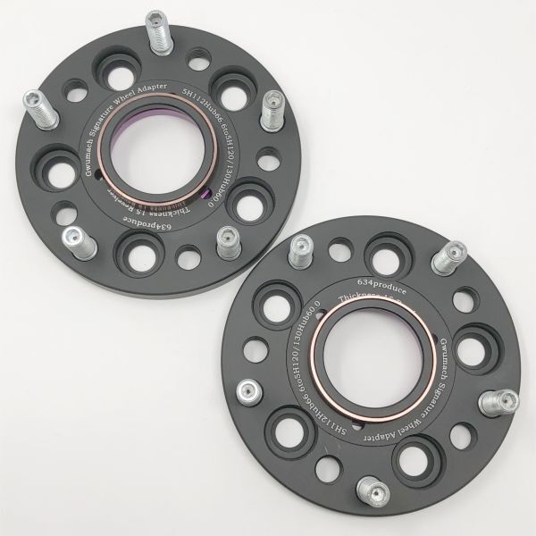 634produce 512MG PCD変換 スペーサー 5穴PCD112/66.6(57.1)→130/60(71.6) 4枚 装着ボルト付属 15mm22mm厚拍卖