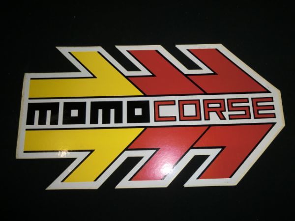 モモ コルセ ステッカー シール デカール 新品 29cmx16cm MOMO CORSE アルファロメオ アバルト フィアット MR2 送料180円定形外郵便拍卖