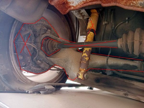 ■ポルシェ 944S2 リアハブ左 スイングアーム左 バックプレート左 ブレーキワイヤー 左 中古 95133102131 94433106701 ブレーキシュー拍卖