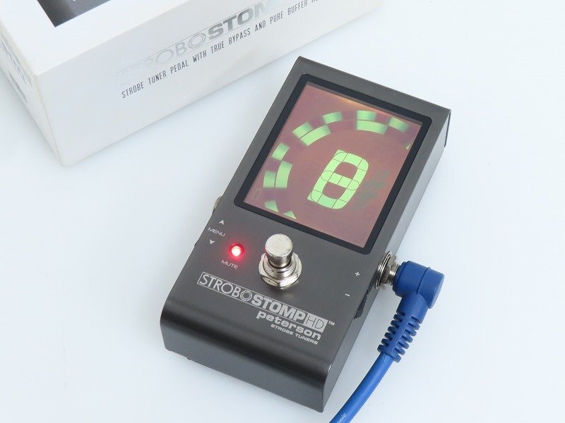 ■□Peterson STROBO STOMP HD ペダルチューナー ストロボストンプ BFTS対応 ピーターソン 元箱付□■030291021m□■拍卖