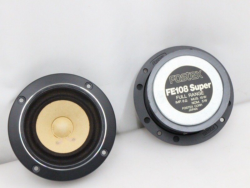 ■□【未使用】FOSTEX FE108 Super 8Ω スピーカーユニットペア フォステクス 元箱付□■031271005m□■拍卖