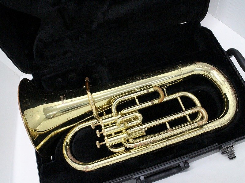 ♪♪YAMAHA YEP-201M ユーフォニアム YEP201M ヤマハ ケース付♪♪031770033Jm♪♪拍卖