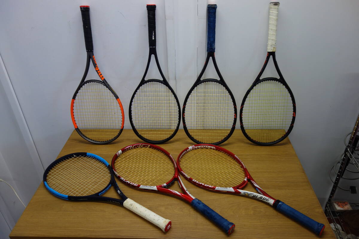 テニス ラケット 7点 まとめ売り Wilson ウィルソン ブリジストン 中古 現状品 ③ 管理ZI-160拍卖
