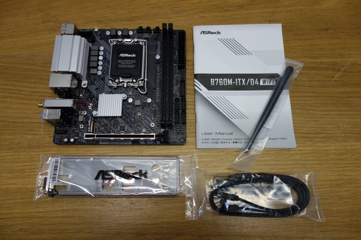 マザーボード Asrock B760M-ITX/D4 WiFi PCパーツ 未使用 中古 現状品 管理ZI-60拍卖