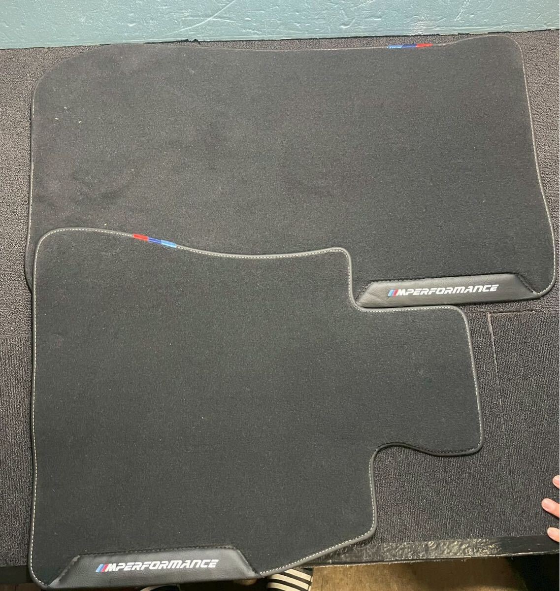 【ディーラー保管品】BMW純正 M Performance フロアマット 前席セット ブラック 美品拍卖