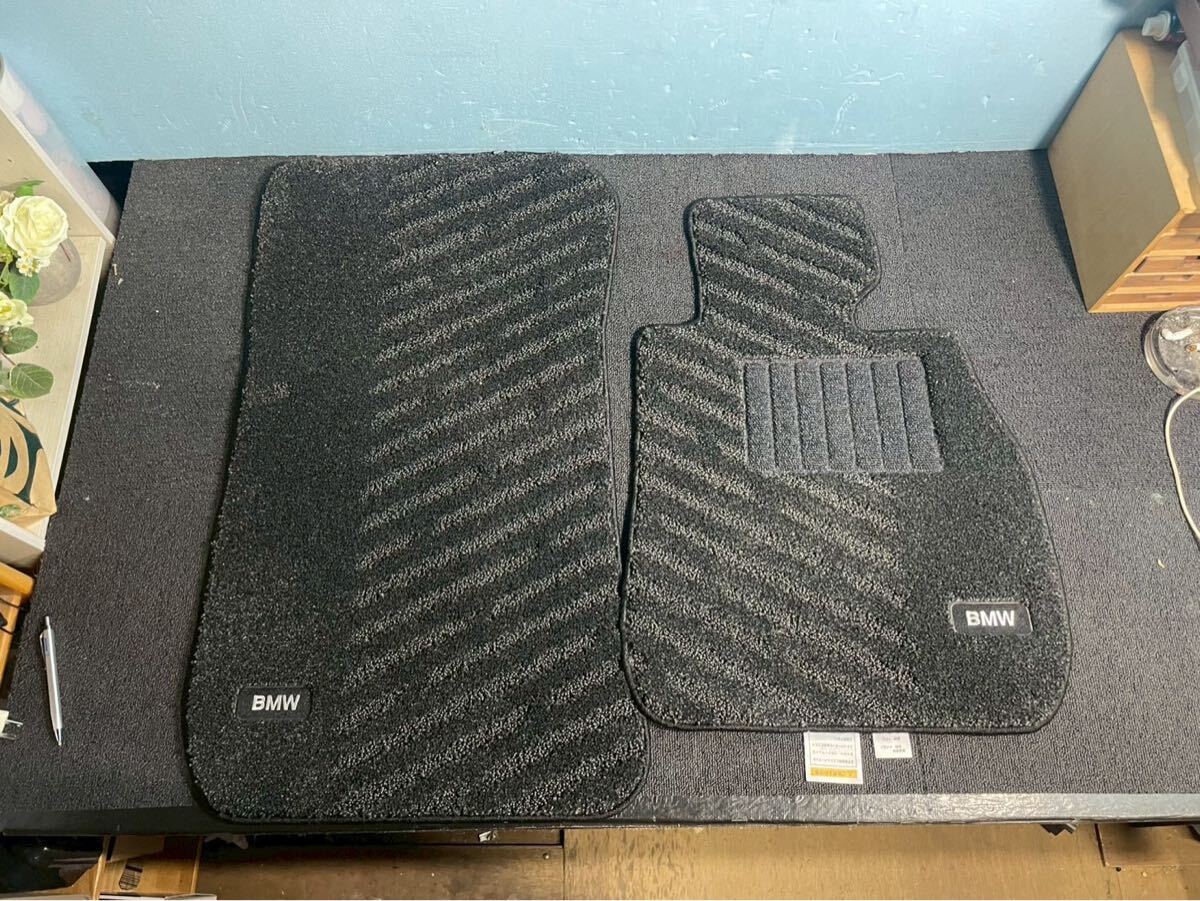 BMW 純正 フロアマット 前席セット ブラック 美品 カーペットタイプ E90 E91 E92系など拍卖
