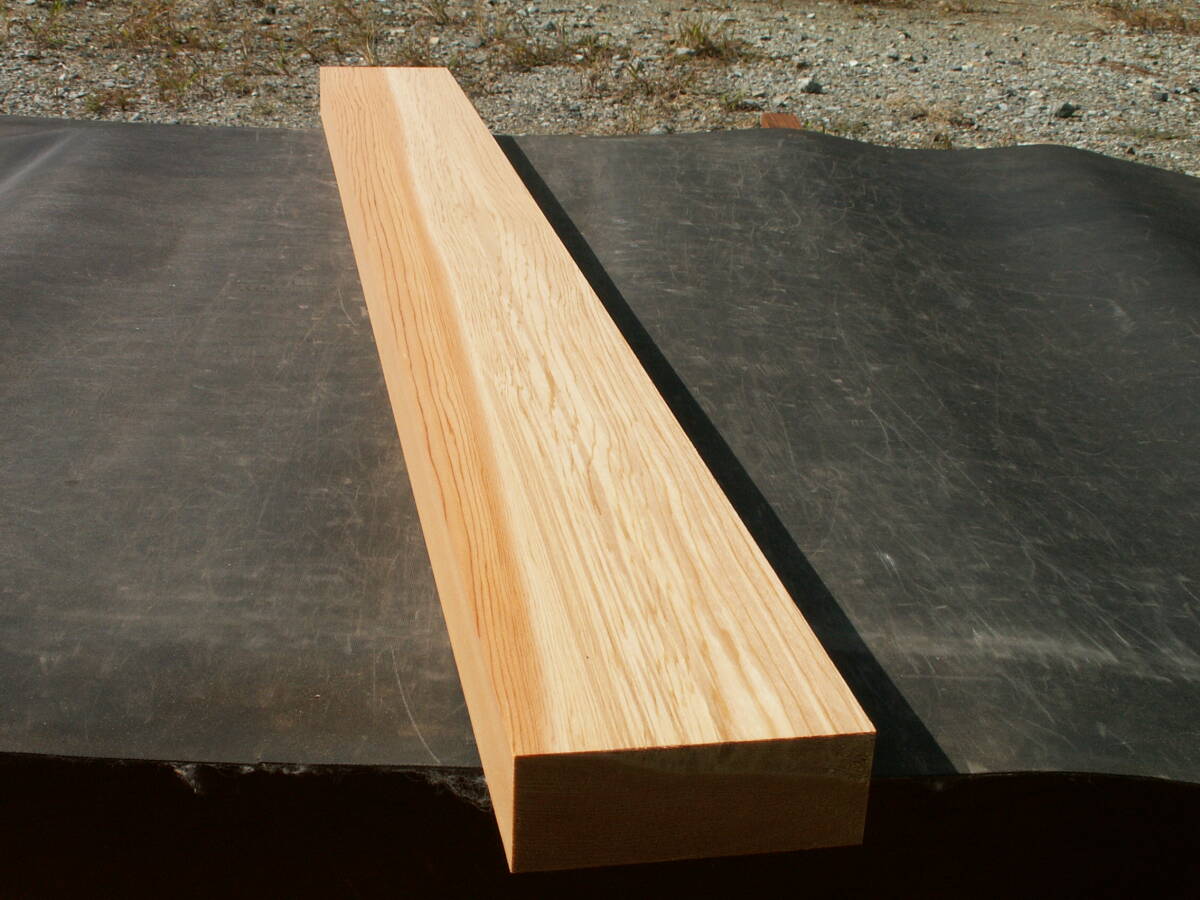 天然木 木曽さわら 角材 年輪細かい 1020x100x38ミリ L145拍卖