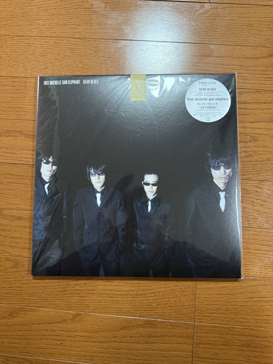 thee michelle gun elephant lp 完全生産限定盤 gear blues シリアルコード入り ステッカー入り LP 新品拍卖
