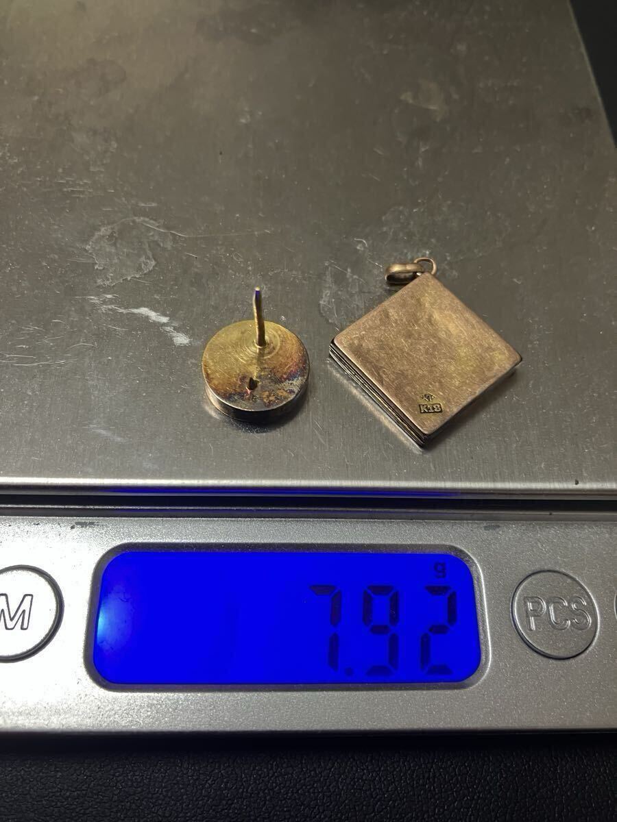 K18 潰し つぶし 溶解用 貴金属 アクセサリー 金製品 まとめ 比重 品位 確認済み 長期投資 現物資産 拍卖