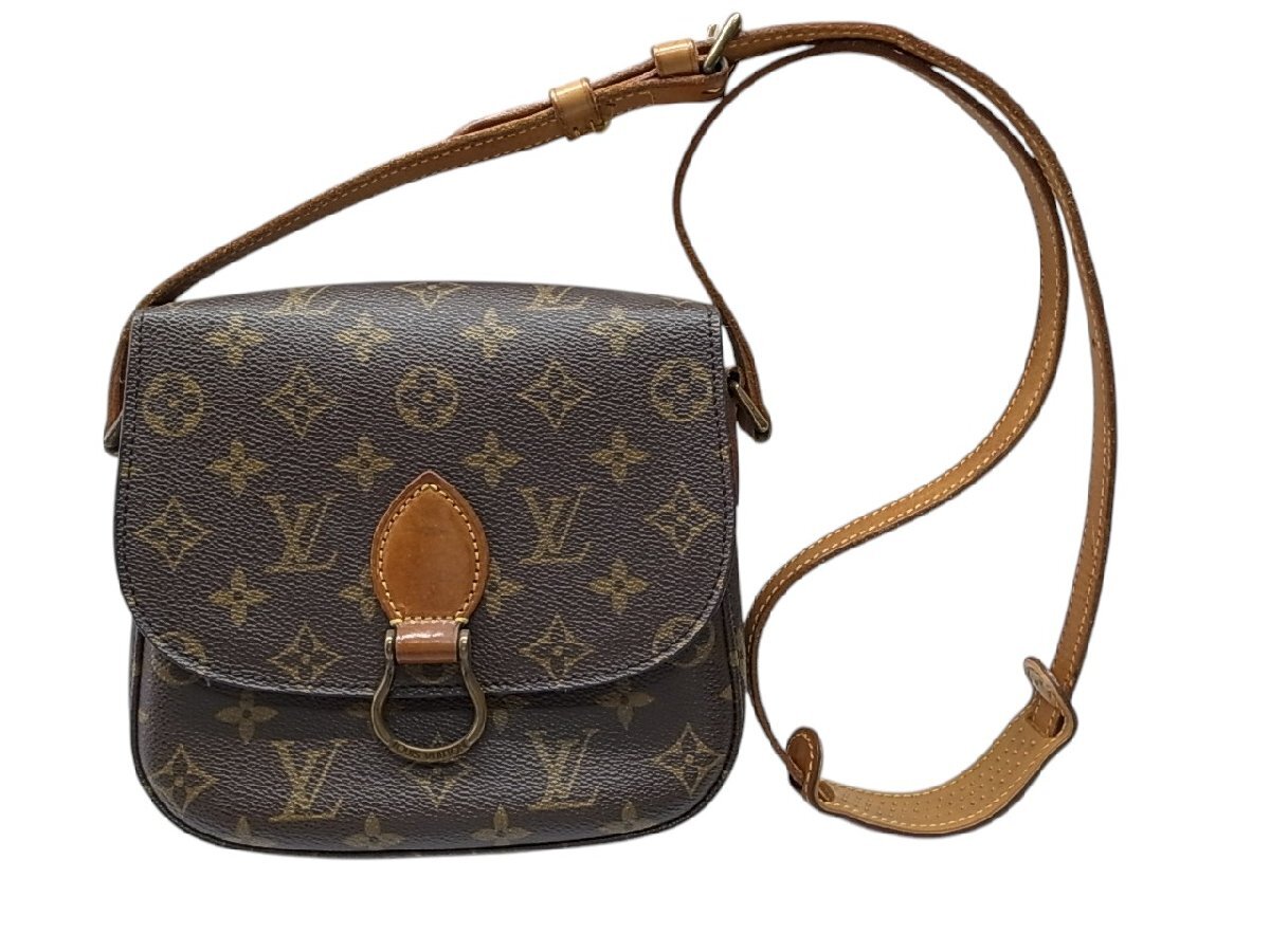 訳あり【ルイヴィトン】モノグラム サンクルーMM ショルダー バッグ ヴィンテージ M51243拍卖
