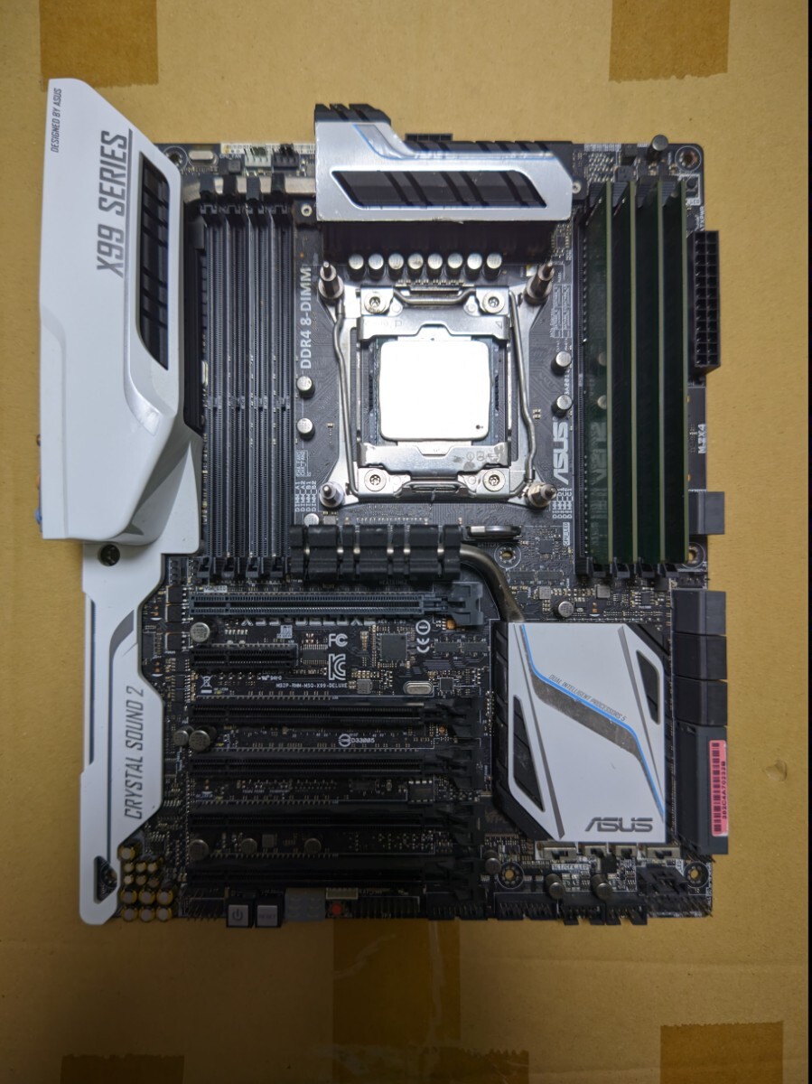 ASUS X99-Deluxe + i7-5820K + DDR4 16GB拍卖