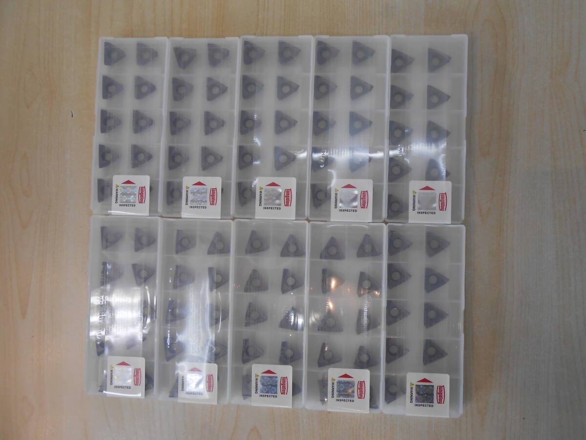 31298 新品 未使用 Tungaloy タンガロイ TOMT150608PDER-MJ AH3135 チップ 三角形 10個入り 10ケース 加工用品 工業用品 専門道具拍卖