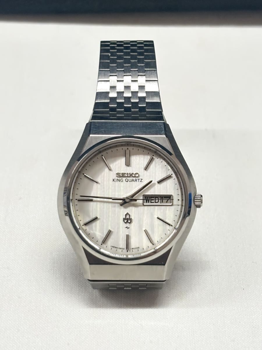 ★ SEIKO KING QUARTZ/セイコー キング クオーツ 0853-8005メンズ腕時計 QZ ★拍卖