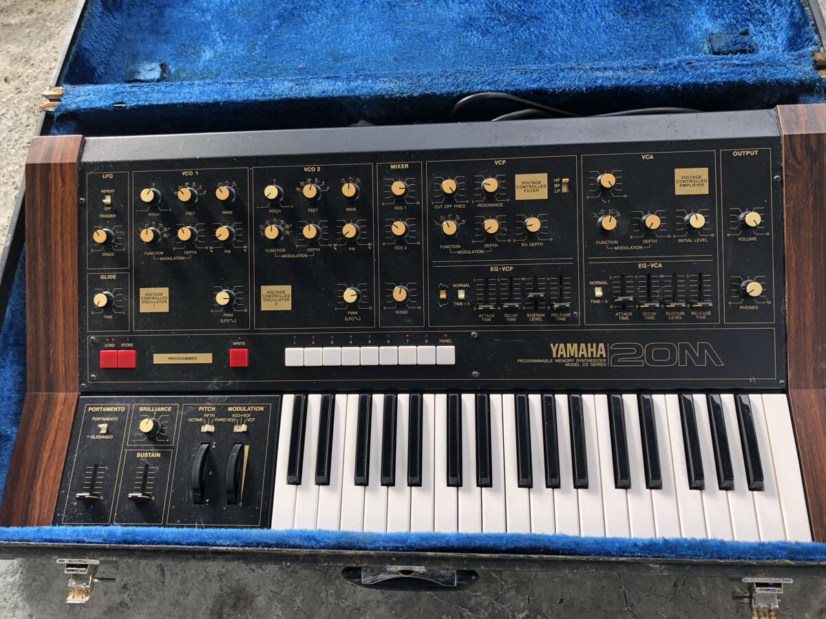 YAMAHA/ヤマハ/シンセサイザー/CS-20M/ハードケース/通電不可/ジャンク拍卖