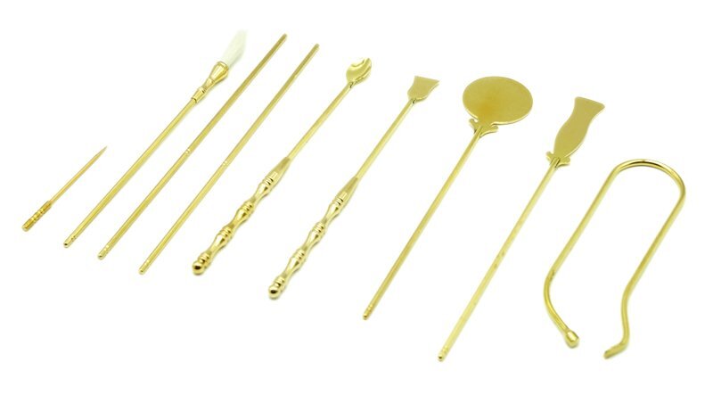 HK 初心者用 香道具 8点セット 収納袋付 お香 茶道拍卖