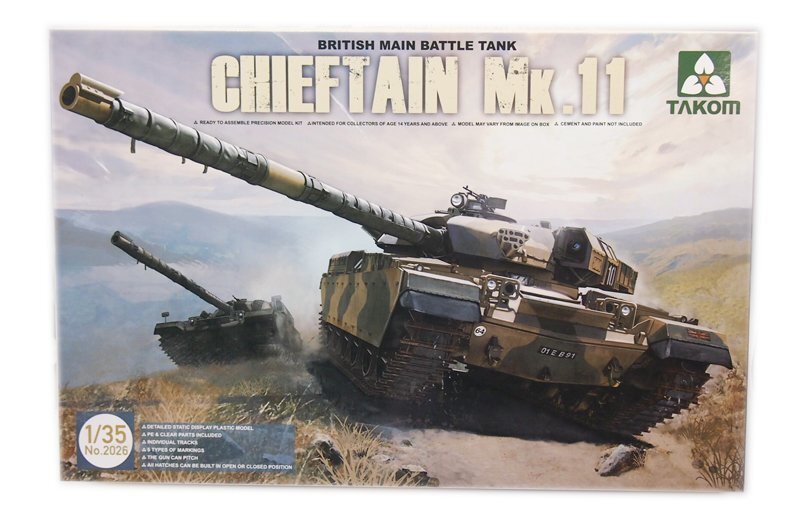 TAKOM タコム 1/35 イギリス主力戦車 チーフテン Mk.11 プラモデル拍卖