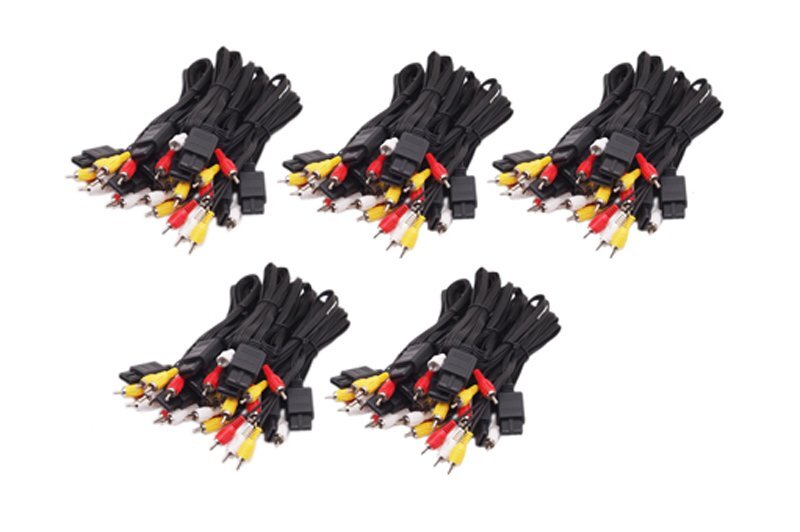 HK プレイステーション1 2 3用 互換AVケーブル 50本セット PLAYSTATION PS1cPS2 PS3拍卖