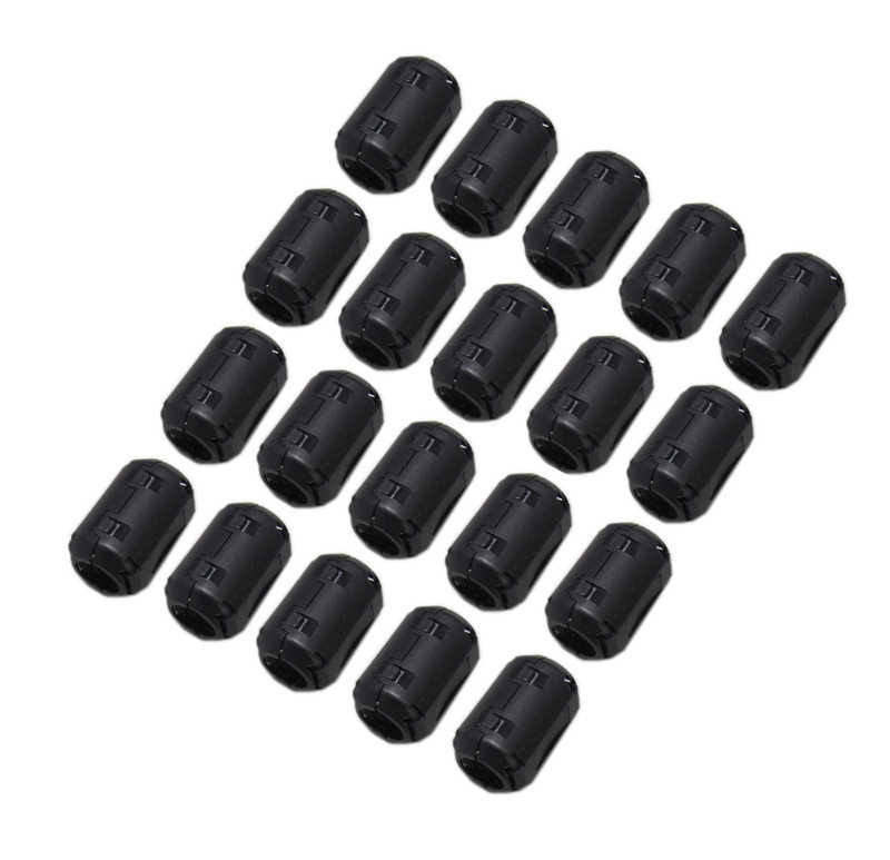 HK フェライトコア ヒンジ式 5D用 内径9ミリ 20個セット ノイズ除去 雑音除去拍卖