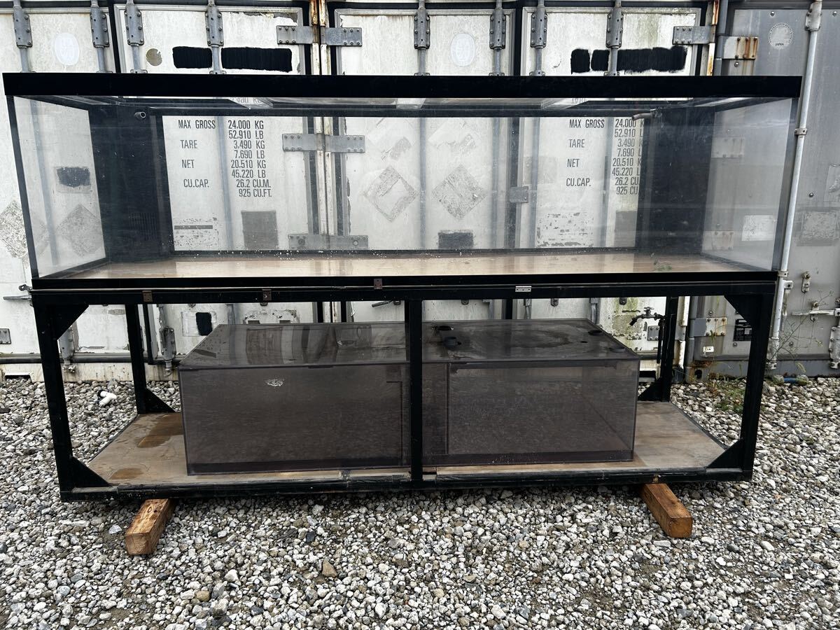 3メートル水槽フルセット aqua vertex〜熱帯魚買取人〜 11月福岡から千葉送料無料地域多数 3000×900×800 拍卖