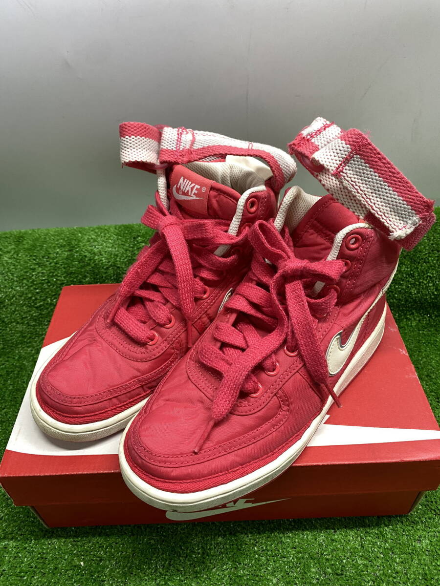 ●NIKE ナイキ バンダルハイスニーカー 325317 サイズ23センチ 使用に伴う汚れあり 箱付き 中古(u250701_13_10)拍卖