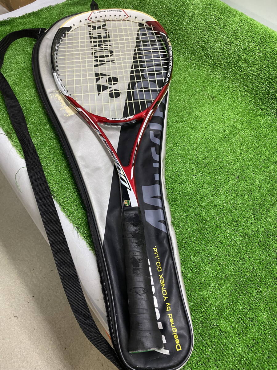 ●YONEX ヨネックス マッスルパワー200 ラケット グリップ劣化あり 保存袋剥がれ汚れあり 現状お渡し 中古(u251017_1_3)拍卖