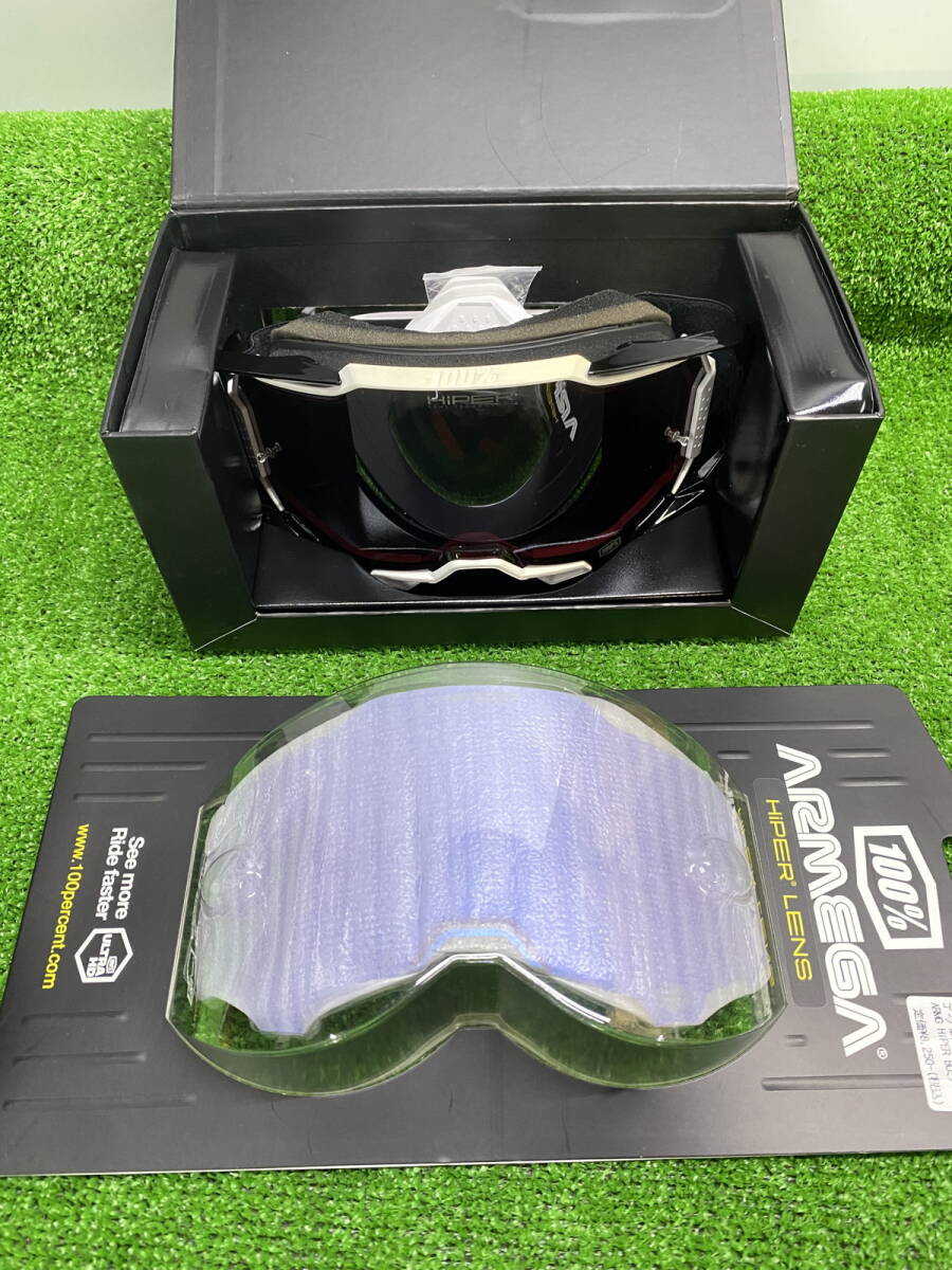 ●ARMEGA アルメガ ハイパーオフロードゴーグル レンズ付き BUミラー使用感少な目 中古(u251029_3_60)拍卖